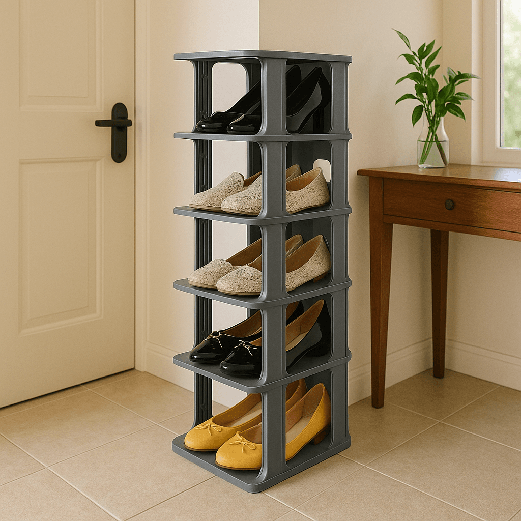 Vovikon Modüler 5 Katlı Ayakkabılık Çok Amaçlı Dolap Vovikon Modüler 5 Katlı Ayakkabılık Çok Amaçlı Dolap - Görsel 1