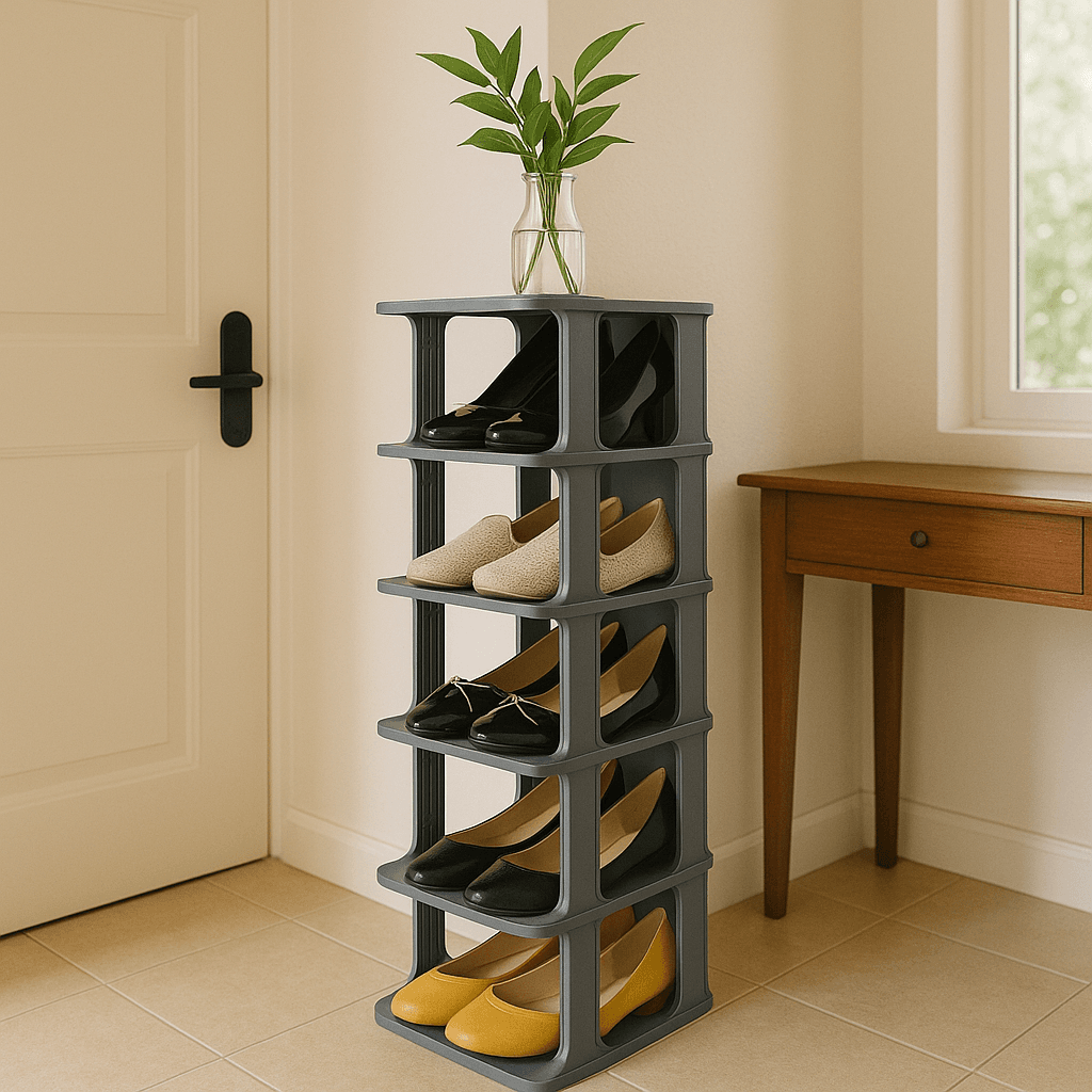 Vovikon Modüler 5 Katlı Ayakkabılık Çok Amaçlı Dolap Vovikon Modüler 5 Katlı Ayakkabılık Çok Amaçlı Dolap - Görsel 2