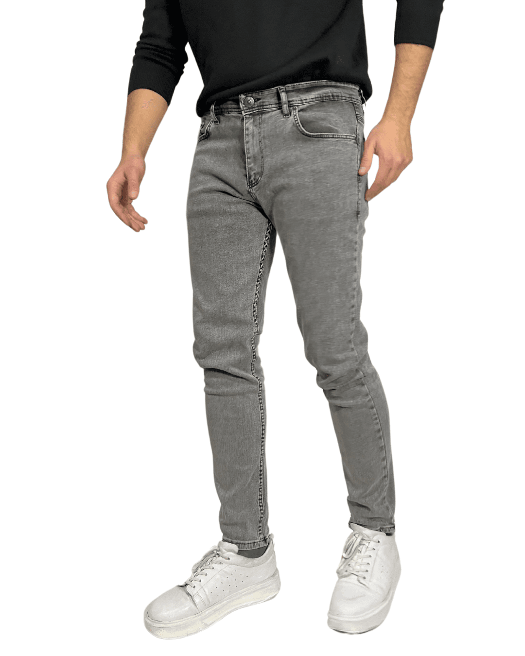 D'Vision Gri Karlama Slim Fit Erkek Jean G-5220 D'Vision Gri Karlama Slim Fit Erkek Jean G-5220 - Görsel 1