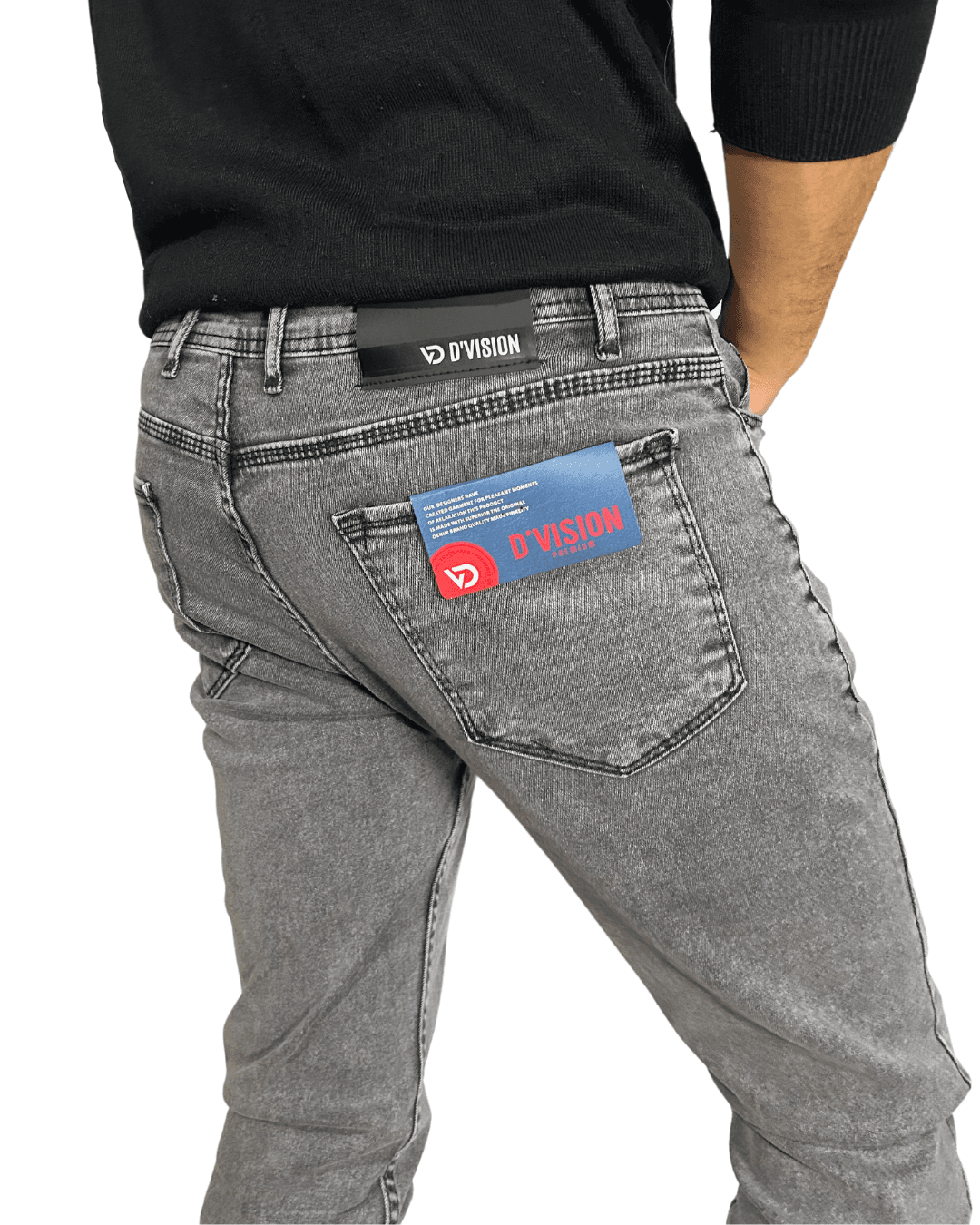 D'Vision Gri Karlama Slim Fit Erkek Jean G-5220 D'Vision Gri Karlama Slim Fit Erkek Jean G-5220 - Görsel 4