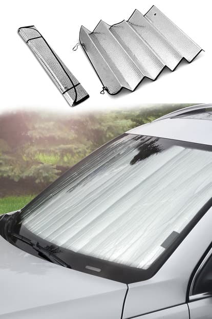 Katlanır Araba Güneşliği Metalize 126 x 60 cm Katlanır Araba Güneşliği Metalize 126 x 60 cm - Görsel 2
