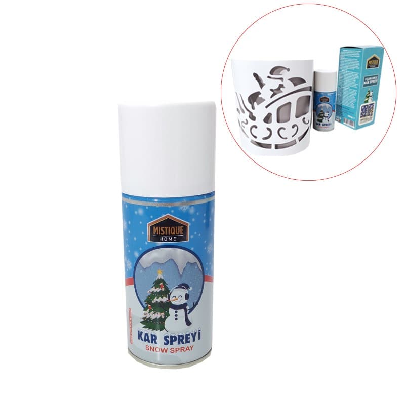 Mistique Home Şablonlu Yılbaşı Kar Spreyi 150 ML Mistique Home Şablonlu Yılbaşı Kar Spreyi 150 ML - Görsel 1