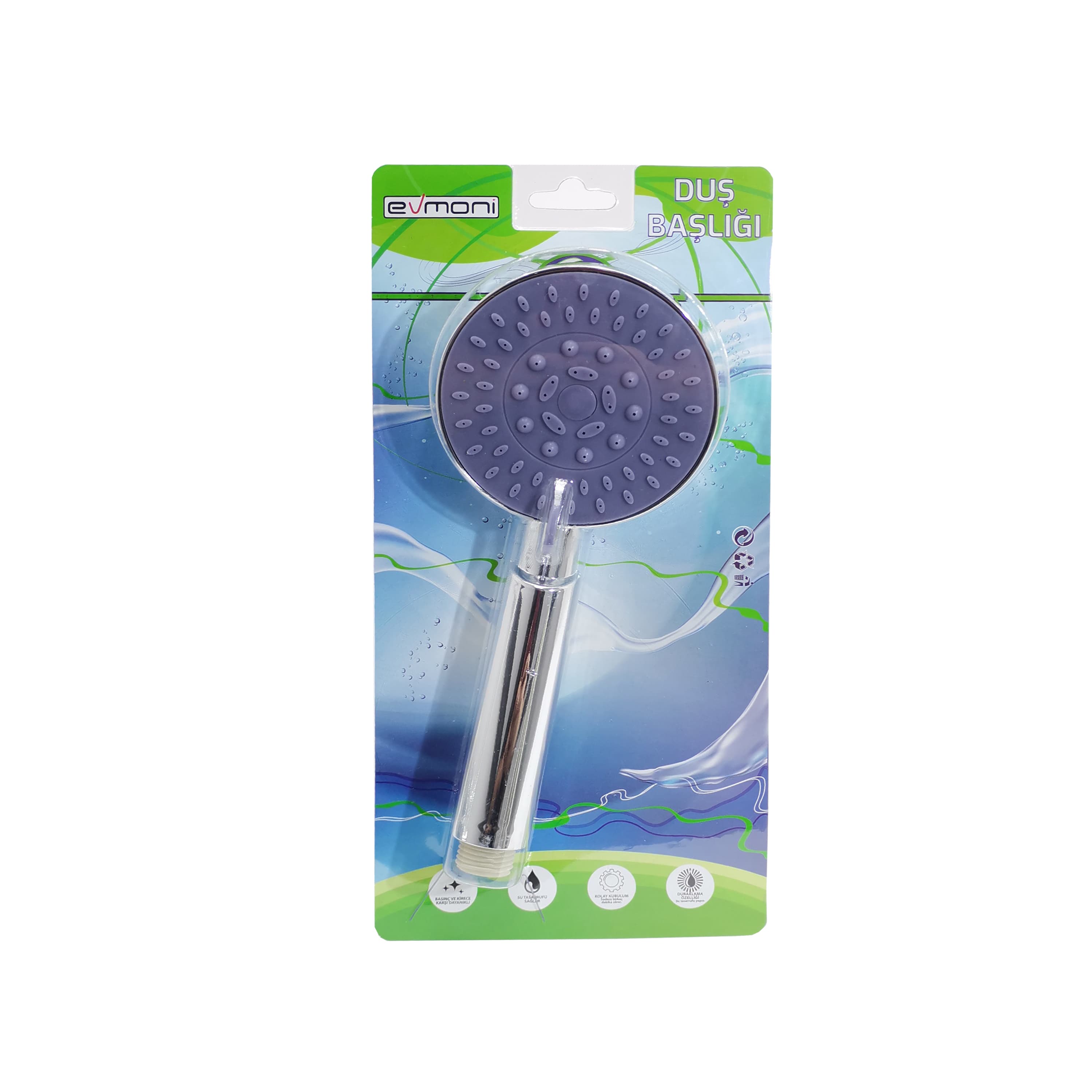 Evmoni Alyans Blisterli Fonksiyonlu Duş Başlığı Evmoni Alyans Blisterli Fonksiyonlu Duş Başlığı - Görsel 1