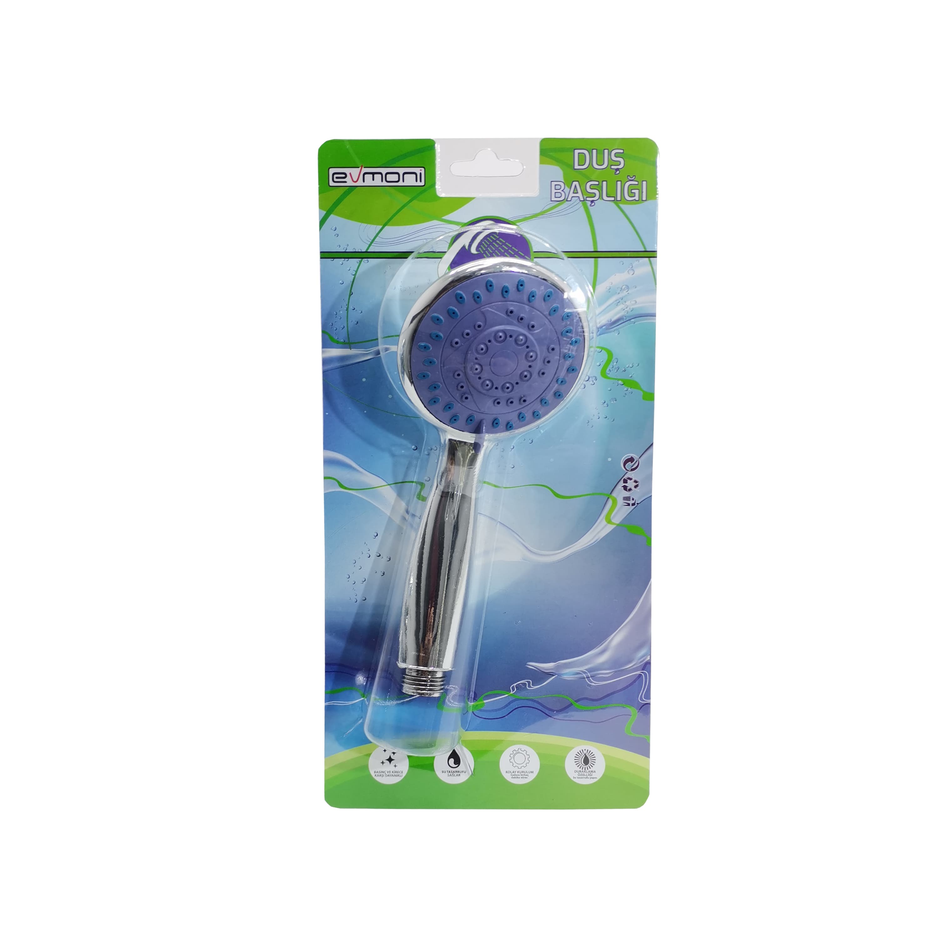 Evmoni Deniz Blisterli Fonksiyonlu Duş Başlığı Evmoni Deniz Blisterli Fonksiyonlu Duş Başlığı - Görsel 1