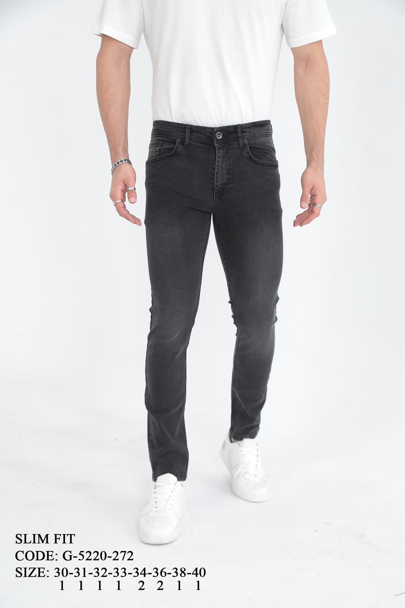 DVision Erkek Jean Siyah Taşlamalı G5220-272 DVision Erkek Jean Siyah Taşlamalı G5220-272 - Görsel 1