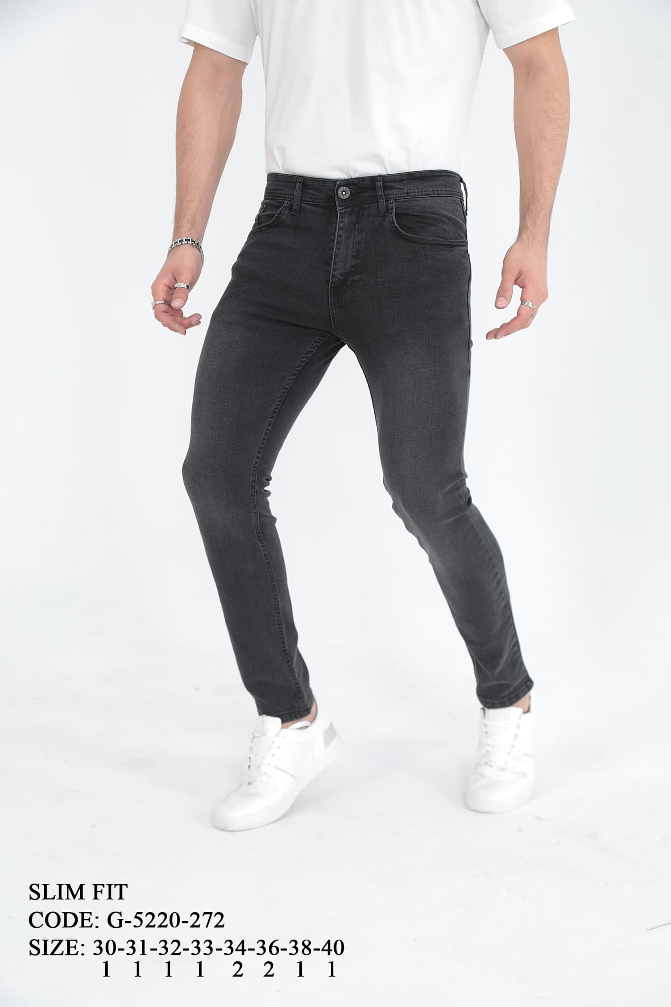 DVision Erkek Jean Siyah Taşlamalı G5220-272 DVision Erkek Jean Siyah Taşlamalı G5220-272 - Görsel 3