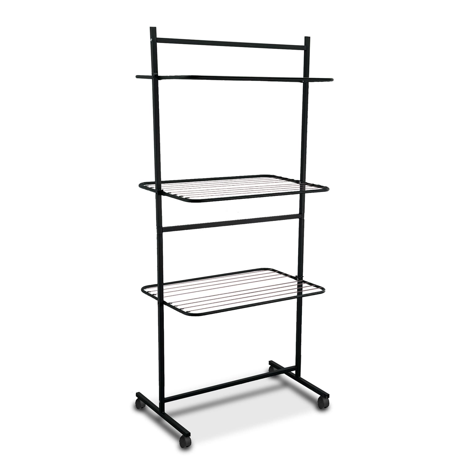 Tekerlekli Metal Çamaşır Kurutma Elbise Askısı 6083 Tekerlekli Metal Çamaşır Kurutma Elbise Askısı 6083