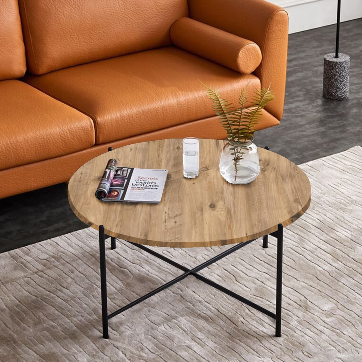 Dekoratif Yuvarlak Orta Sehpa Kahve Sehpası 5184 Dekoratif Yuvarlak Orta Sehpa Kahve Sehpası 5184 - Görsel 1