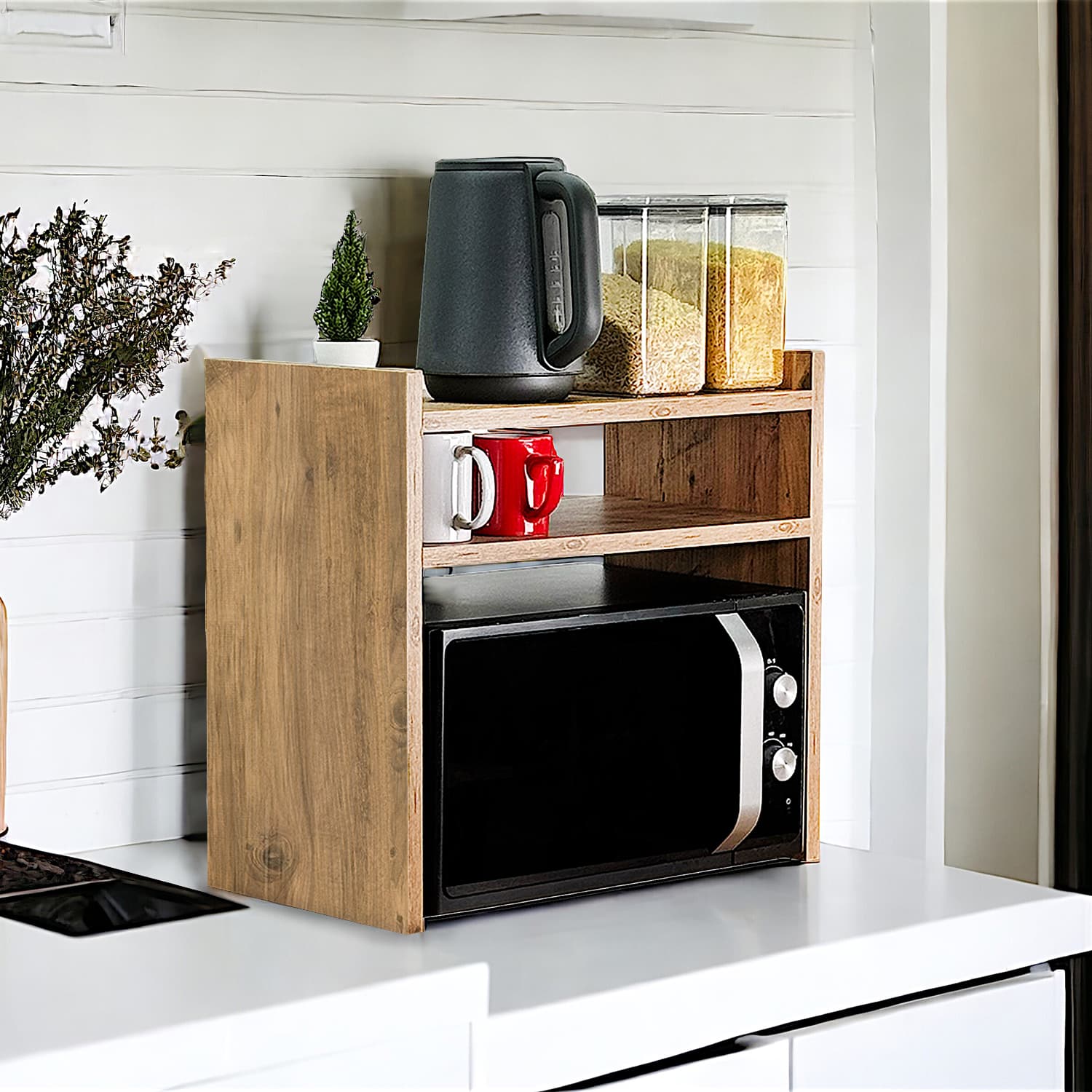 Tezgahüstü Mutfak Rafı Fırın Dolabı Bango 5507 Tezgahüstü Mutfak Rafı Fırın Dolabı Bango 5507 - Görsel 1