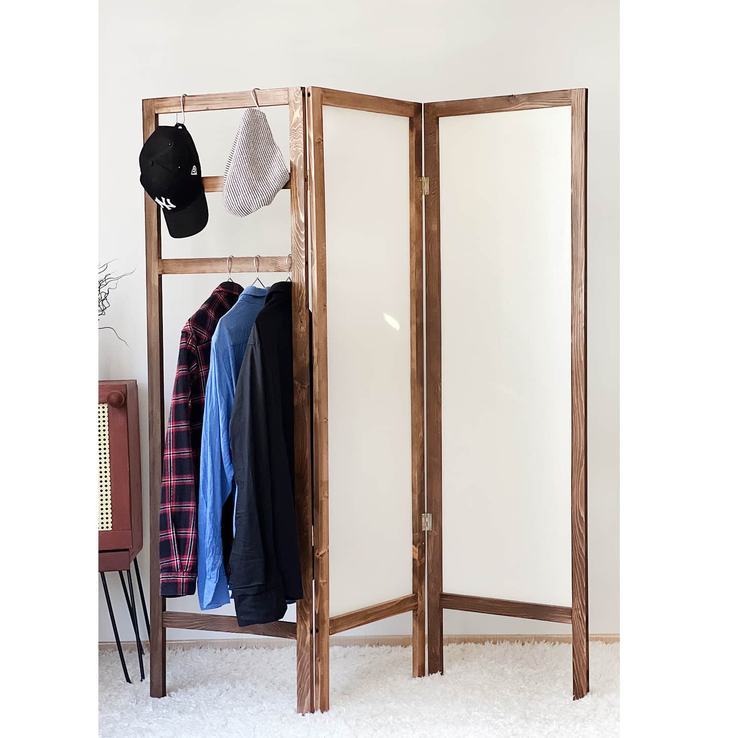 Elbise Askılıklı Kumaş Paravan Seperatör 5215