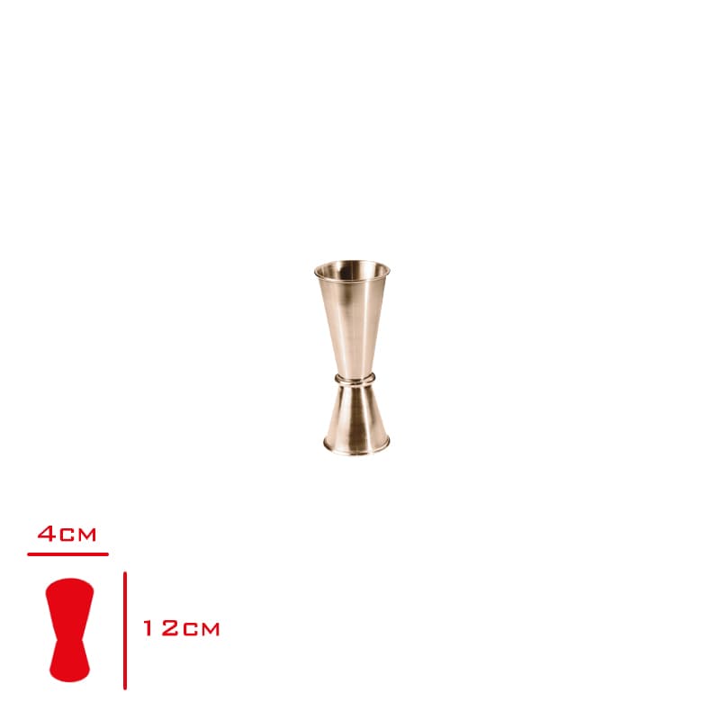 Evmoni Bakır Renk 304 Paslanmaz Çelik İkili Jigger 3/6 cl Evmoni Bakır Renk 304 Paslanmaz Çelik İkili Jigger 3/6 cl - Görsel 1