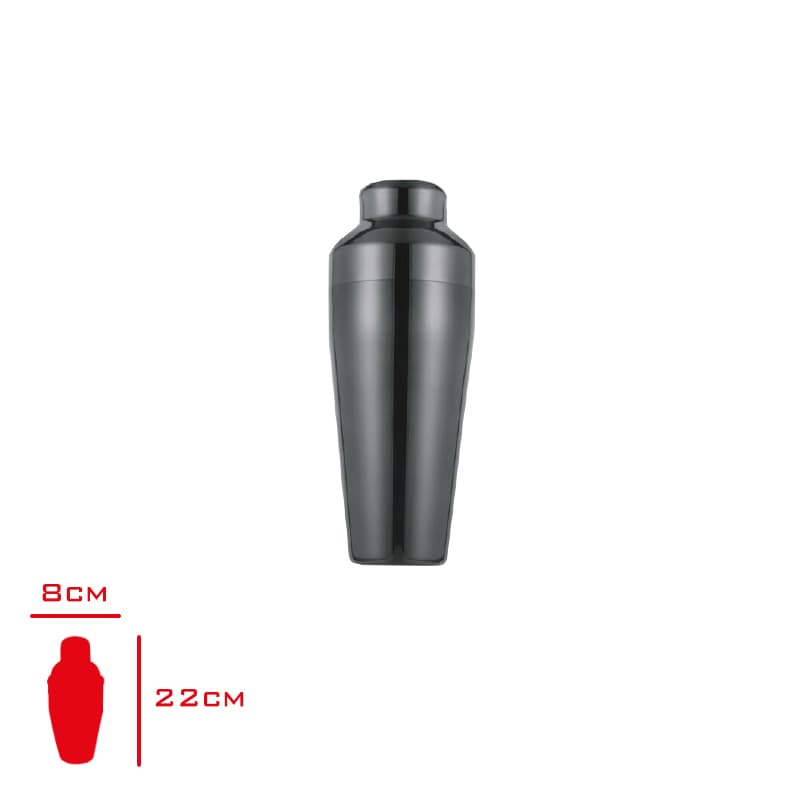 Evmoni Siyah Fransız Model Shaker 600 ml Evmoni Siyah Fransız Model Shaker 600 ml - Görsel 1