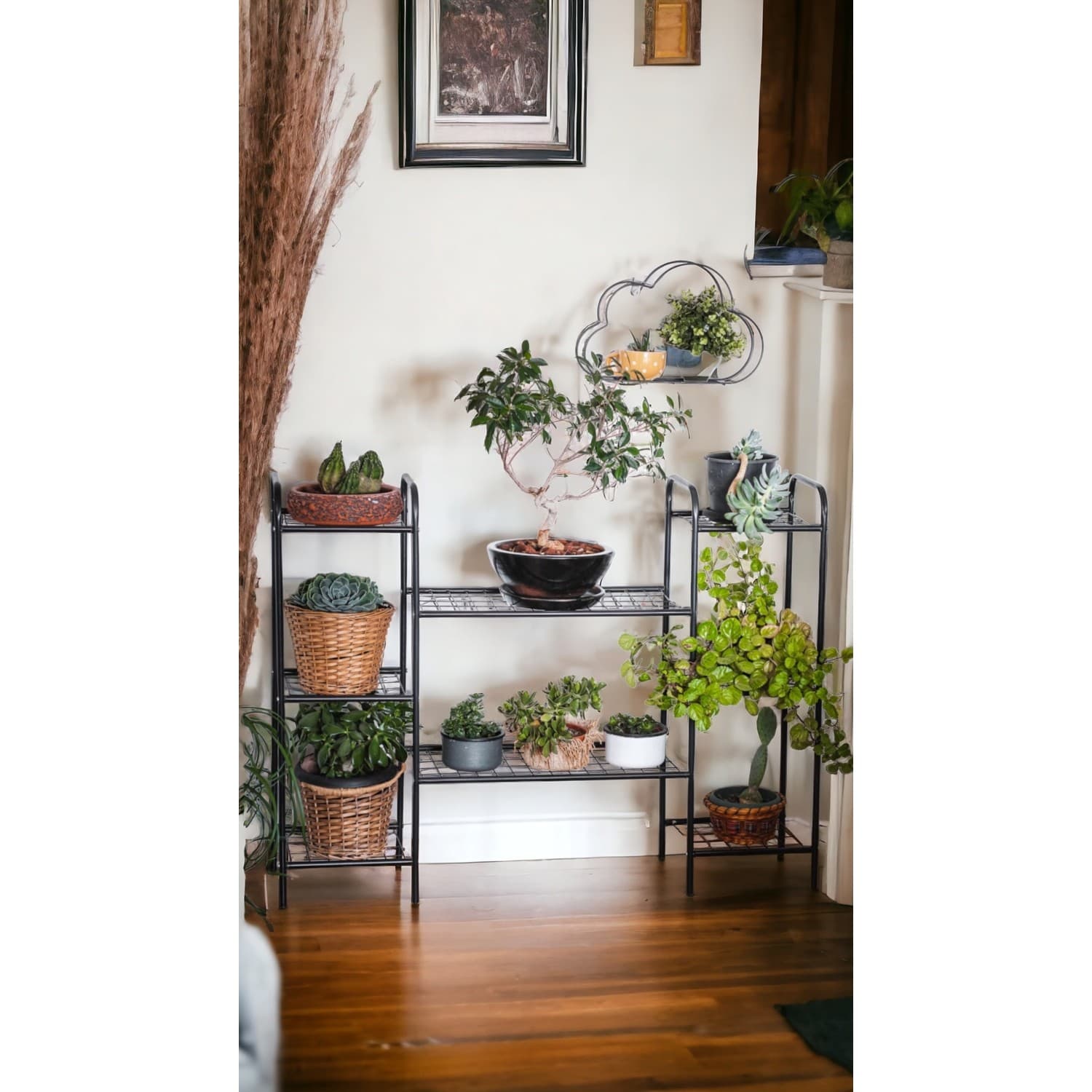 Ayaklı 8 Raflı Metal Saksılık 7002 Ayaklı 8 Raflı Metal Saksılık 7002 - Görsel 3