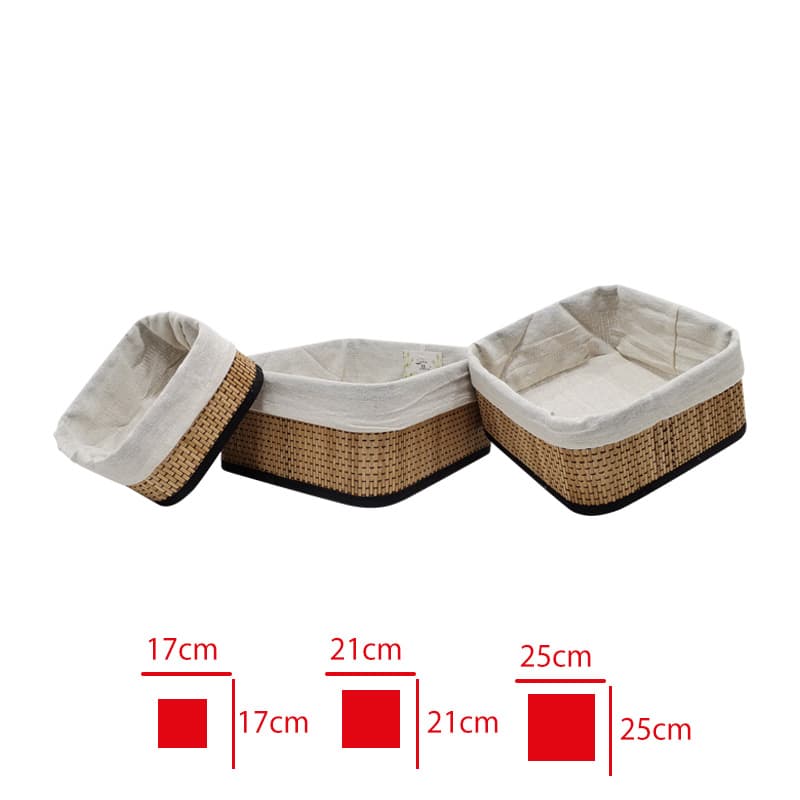 Baggy Kare 3'lü Sepet Baggy Kare 3'lü Sepet - Görsel 1