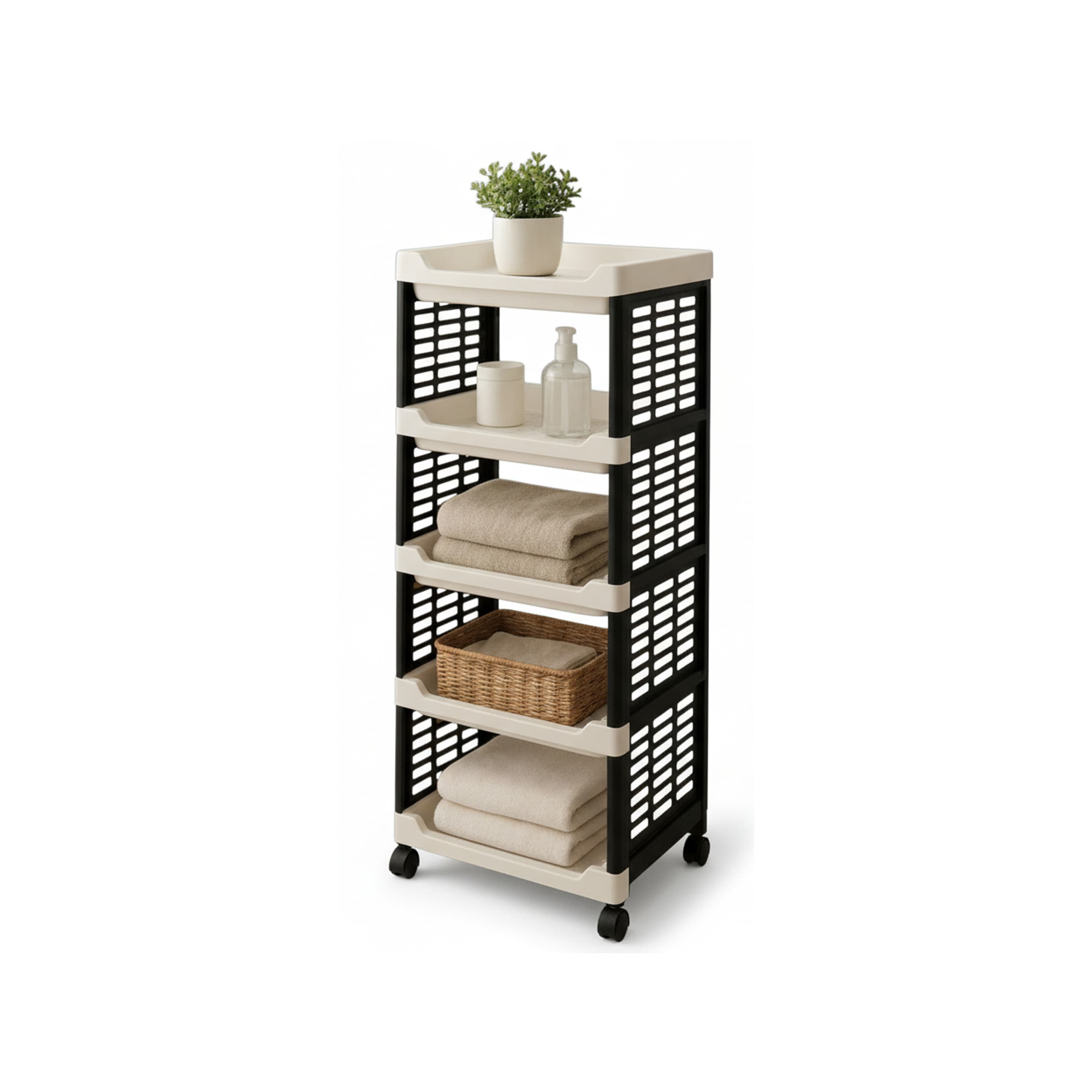 Maxel Tekerlekli Organizer 5 Katlı Maxel Tekerlekli Organizer 5 Katlı - Görsel 1