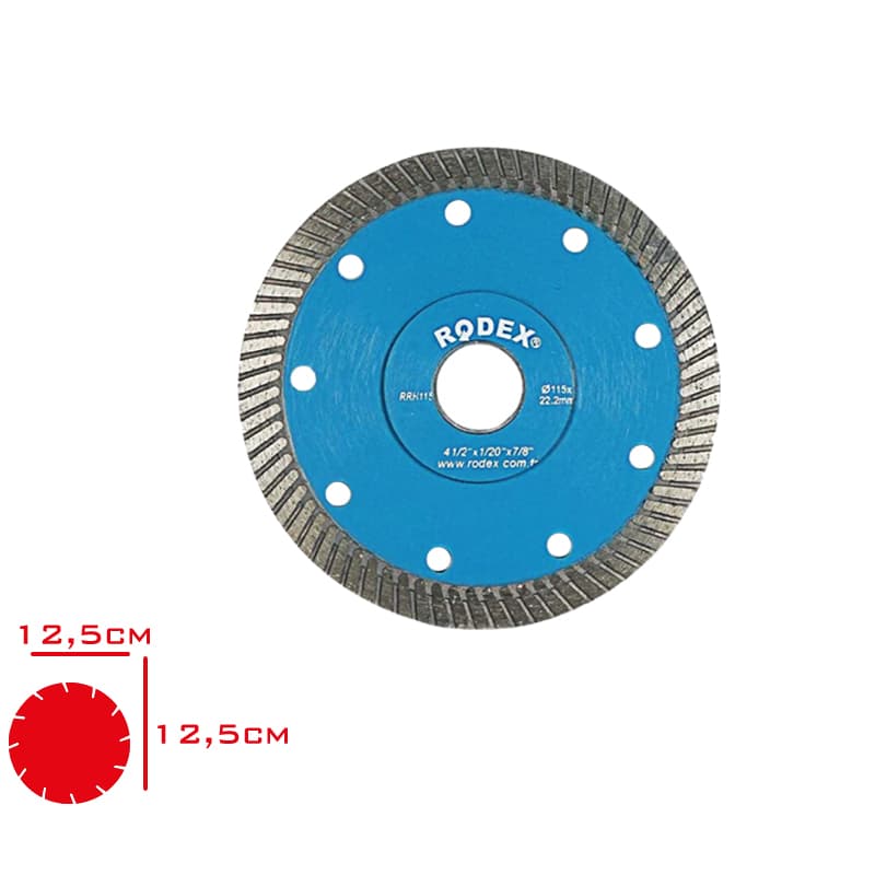 RODEX ELMAS TESTERE ULTRA SLIM TURBO RRH115 RODEX ELMAS TESTERE ULTRA SLIM TURBO RRH115 - Görsel 1