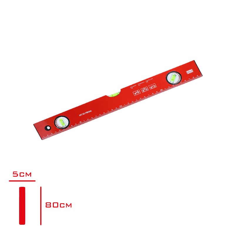 RODEX SU TERAZISI ALUMINYUM KIRMIZI 80 CM RHT0904150080 RODEX SU TERAZISI ALUMINYUM KIRMIZI 80 CM RHT0904150080 - Görsel 1