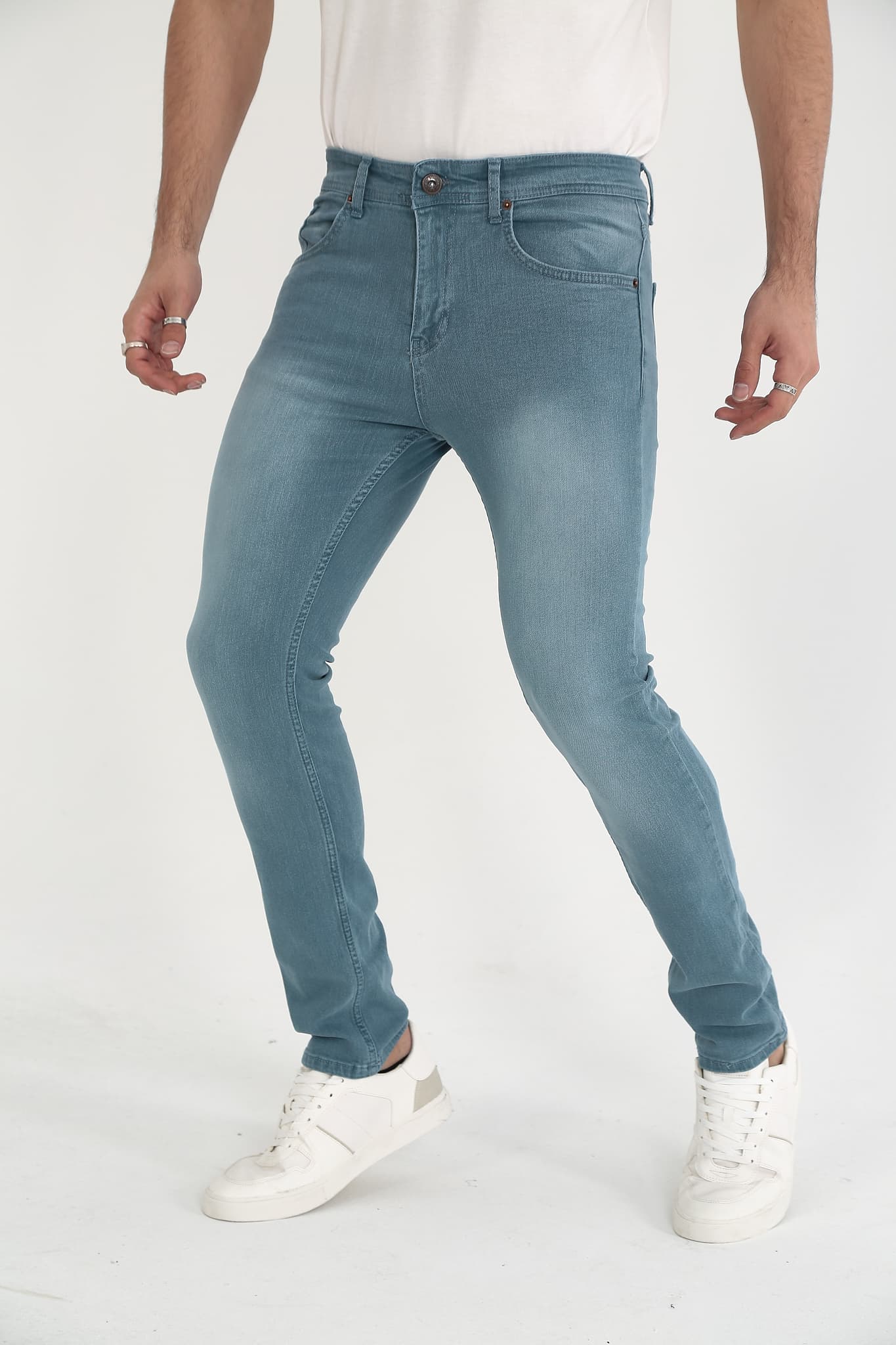 D'Vision Buz Mavi Slim Fit Erkek Jean M-5220-107 D'Vision Buz Mavi Slim Fit Erkek Jean M-5220-107 - Görsel 2