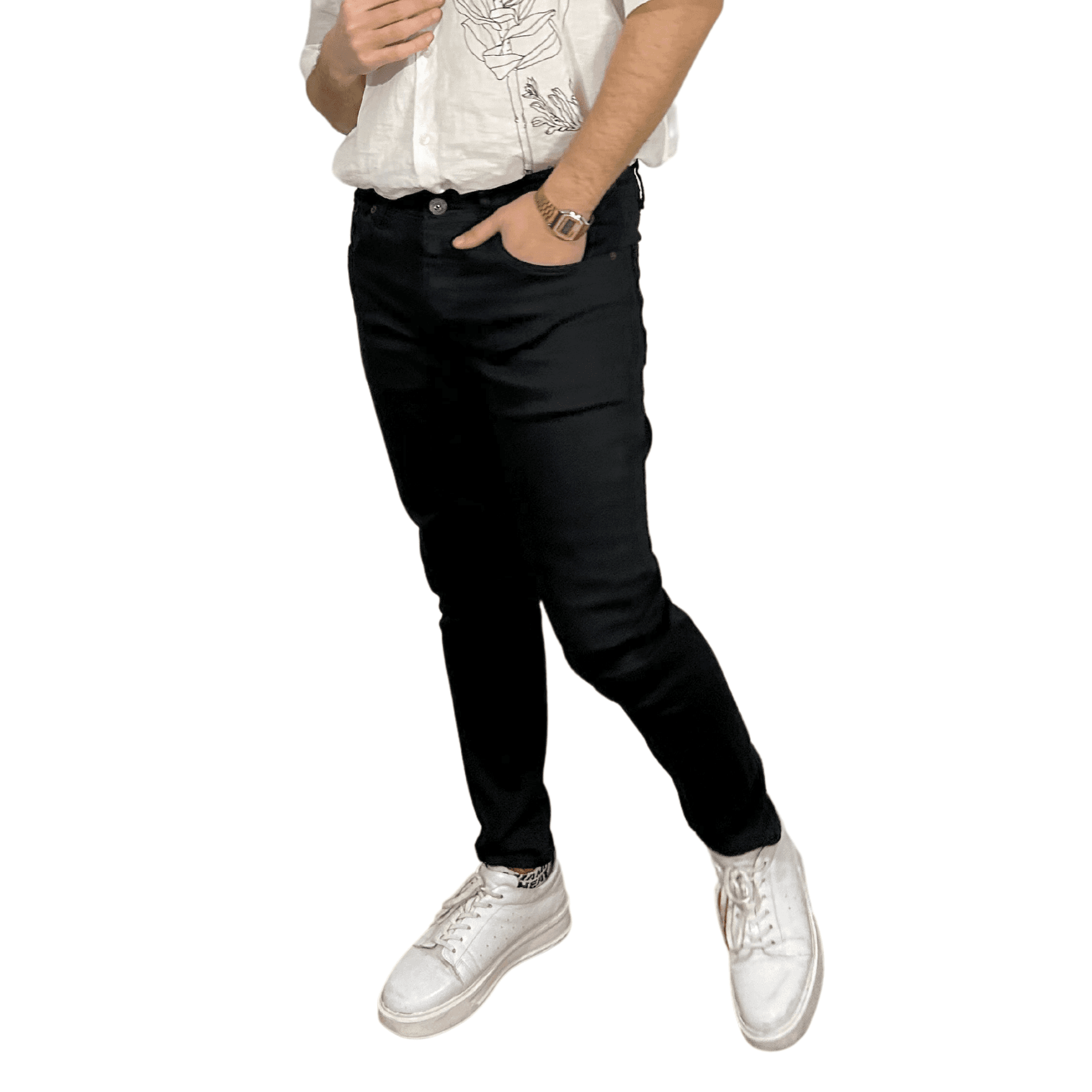 D'Vision Siyah Erkek Kot Pantolon Slim Fit D'Vision Siyah Erkek Kot Pantolon Slim Fit - Görsel 2