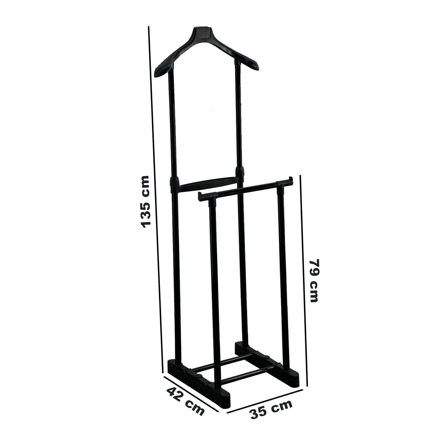 Dilsiz Uşak Ceket Elbise Askısı Ayaklı Askılık 6085