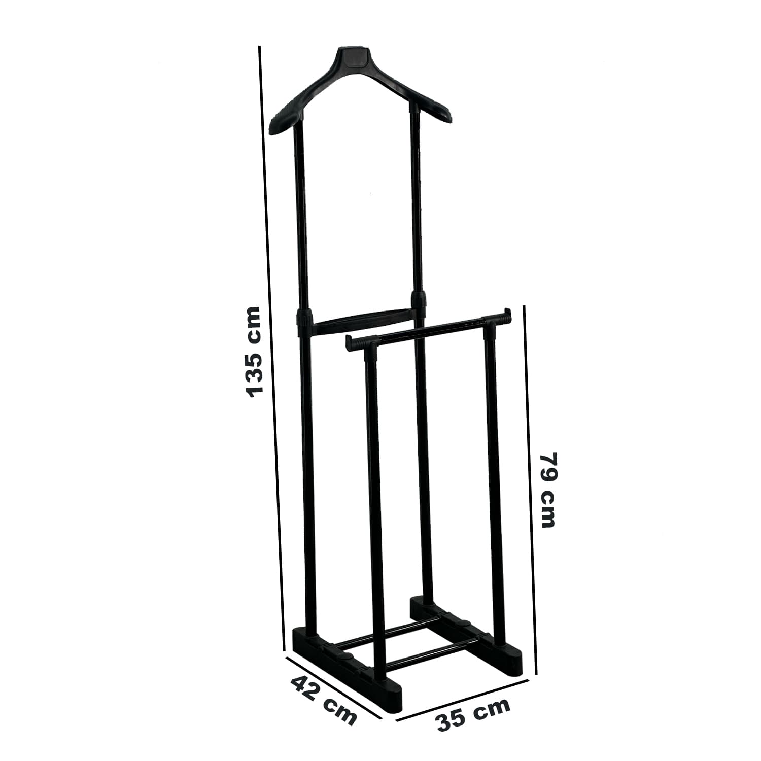 Dilsiz Uşak Ceket Elbise Askısı Ayaklı Askılık 6085
