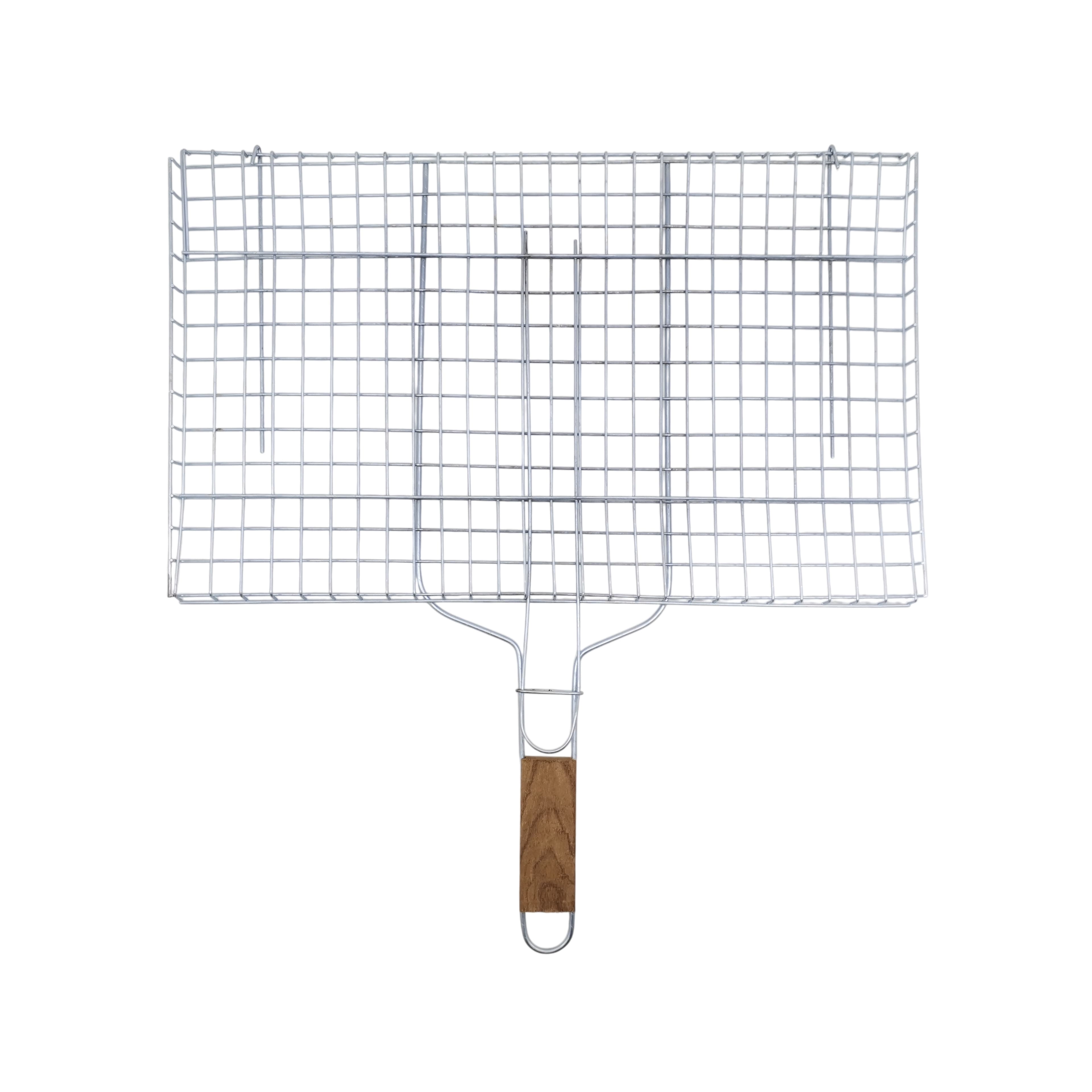 Ahşap Saplı Izgara Teli Büyük 30x50 cm Ahşap Saplı Izgara Teli Büyük 30x50 cm - Görsel 1