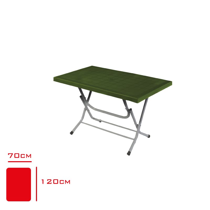 Koknar Metal Ayaklı Masa 70x120 cm Yeşil Koknar Metal Ayaklı Masa 70x120 cm Yeşil - Görsel 1