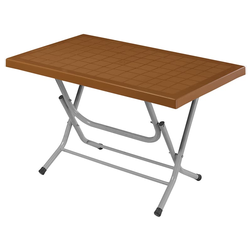 Koknar Metal Ayaklı Masa 70x120 cm Teak Koknar Metal Ayaklı Masa 70x120 cm Teak - Görsel 1
