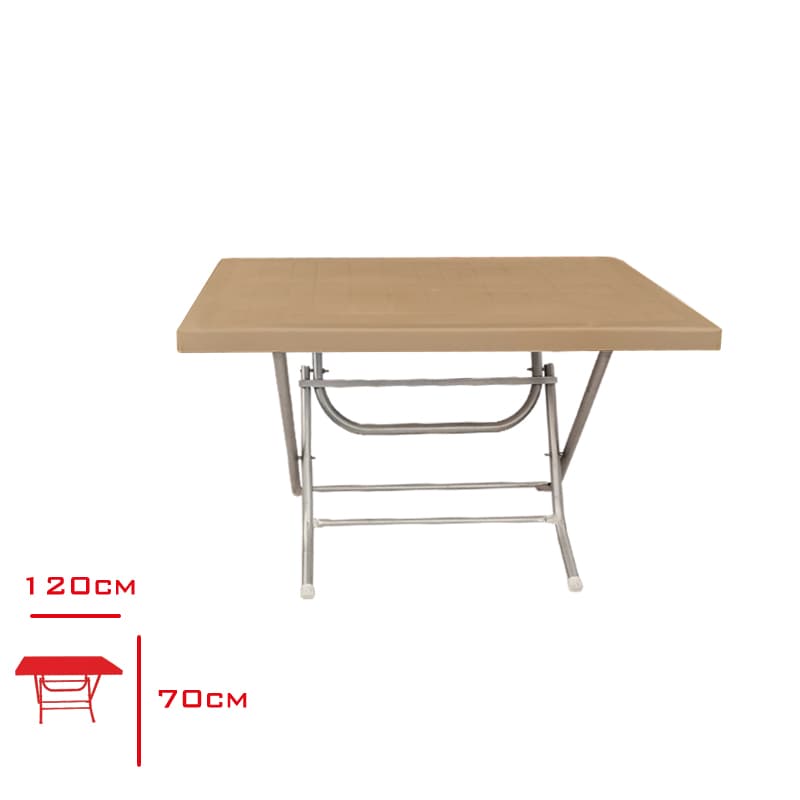 Köknar Masa 70x120 cm Metal Ayak Cappuccino Köknar Masa 70x120 cm Metal Ayak Cappuccino - Görsel 1