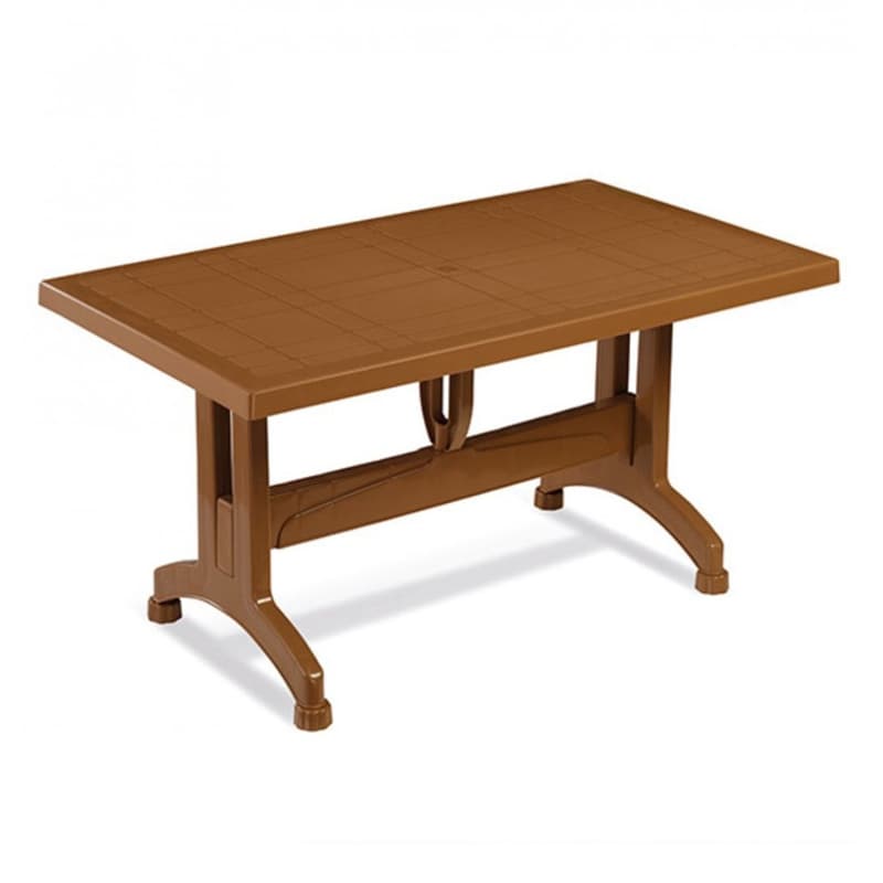 Selvi Masa 80x140 cm Plastik Ayak Teak Selvi Masa 80x140 cm Plastik Ayak Teak - Görsel 1