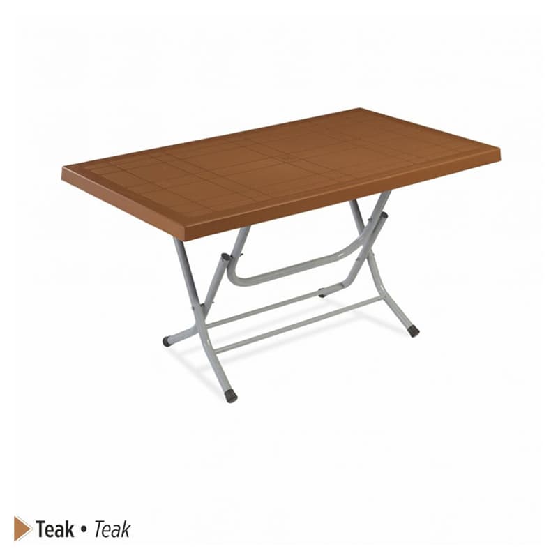 Selvi Masa 80x140 cm Metal Ayak Teak Selvi Masa 80x140 cm Metal Ayak Teak - Görsel 1