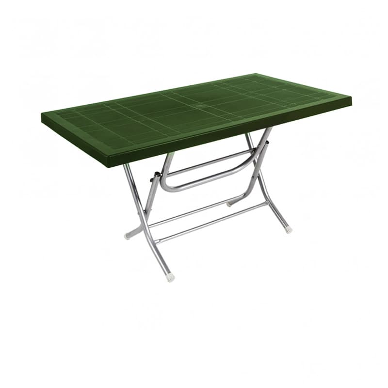 Selvi Masa 80x140 cm Metal Ayak Koyu Yeşil Selvi Masa 80x140 cm Metal Ayak Koyu Yeşil - Görsel 1