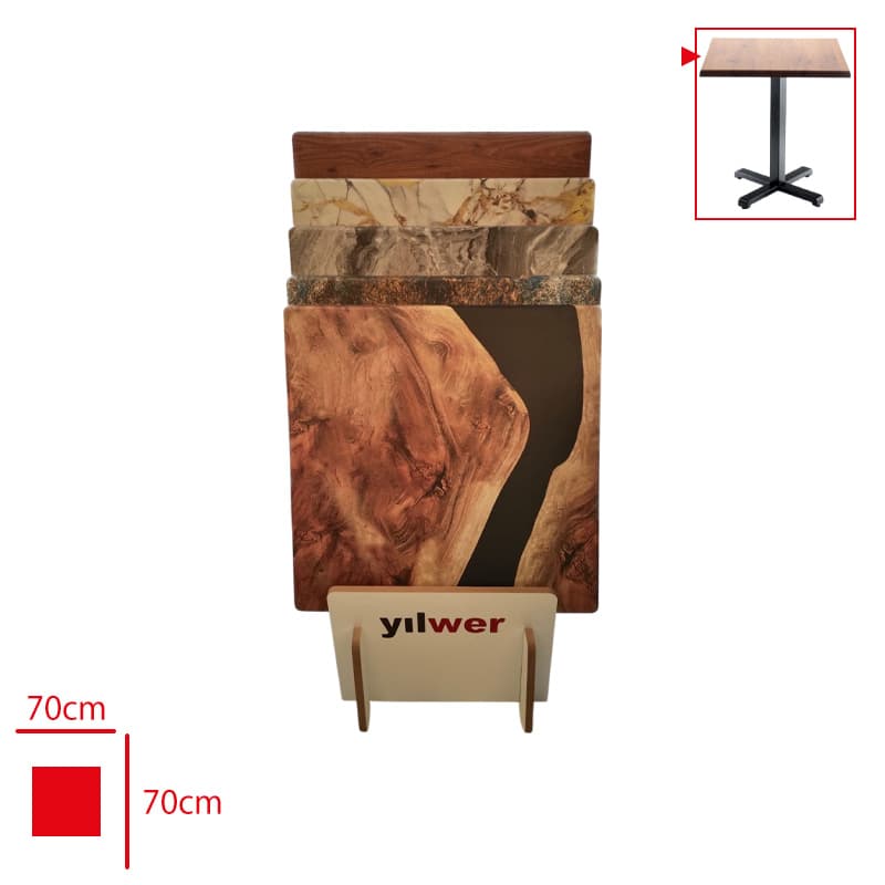 Verzalit Masa Tablası 70x70 cm Verzalit Masa Tablası 70x70 cm - Görsel 1