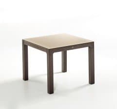 Classi Rattan Masa 90x90 cm Camsız Antrasit Classi Rattan Masa 90x90 cm Camsız Antrasit - Görsel 1