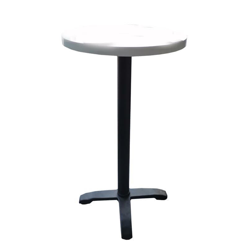 Yuvarlak Masa 60 cm Demir Ayaklı Beyaz Yuvarlak Masa 60 cm Demir Ayaklı Beyaz - Görsel 1
