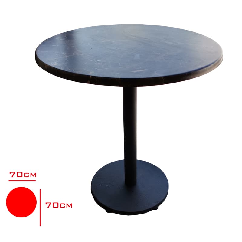 70 cm Yuvarlak Bistro Masa Ayak Dahil 70 cm Yuvarlak Bistro Masa Ayak Dahil - Görsel 1