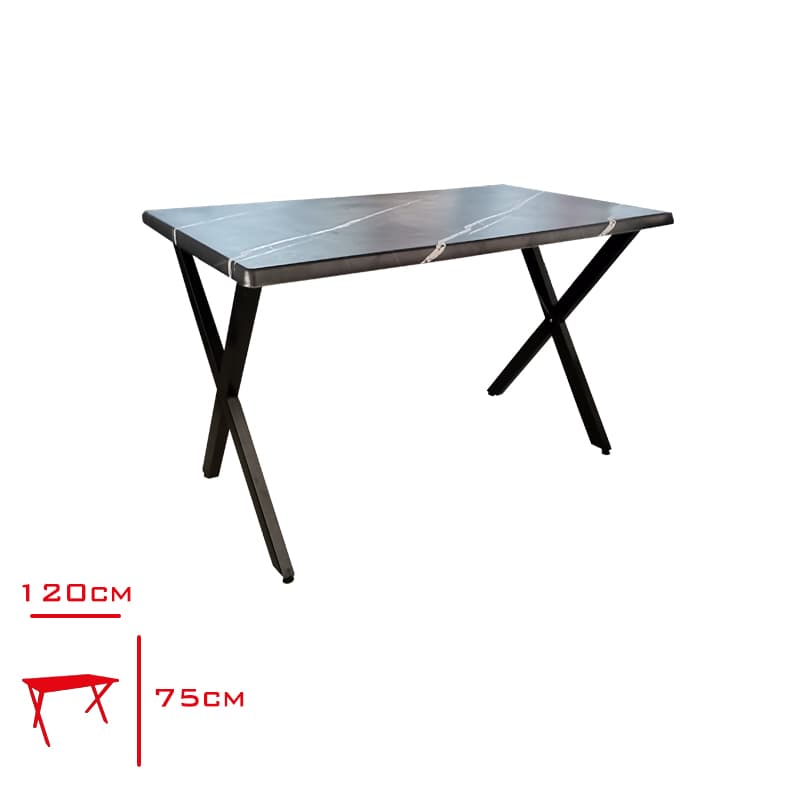 Verzalit Masa 70x120 cm X Destekli Ayaklı Verzalit Masa 70x120 cm X Destekli Ayaklı - Görsel 1