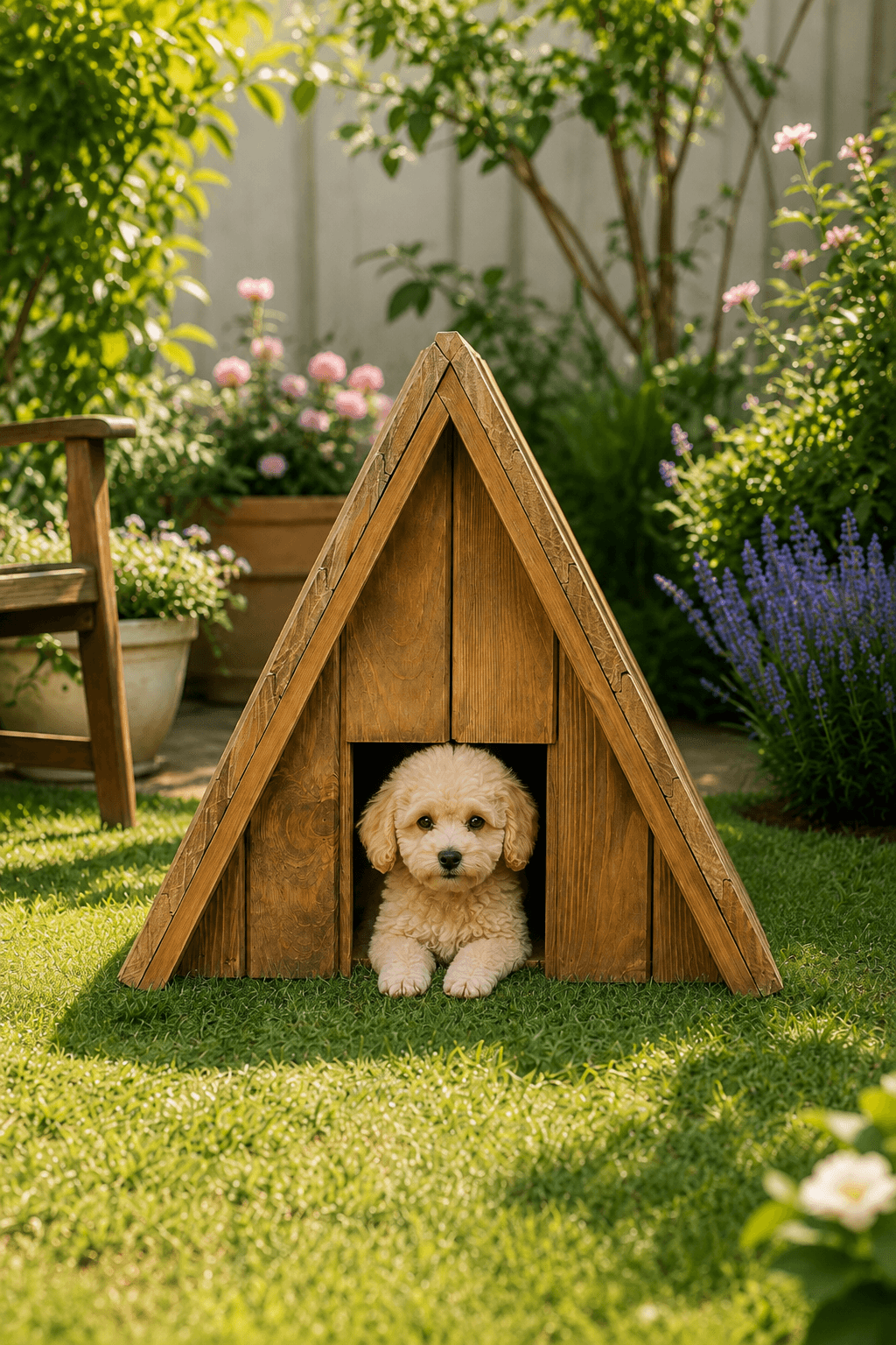 Ahşap Küçük Boy Kedi Köpek Kulübesi Pati Evi Yuvası Ahşap Küçük Boy Kedi Köpek Kulübesi Pati Evi Yuvası - Görsel 1