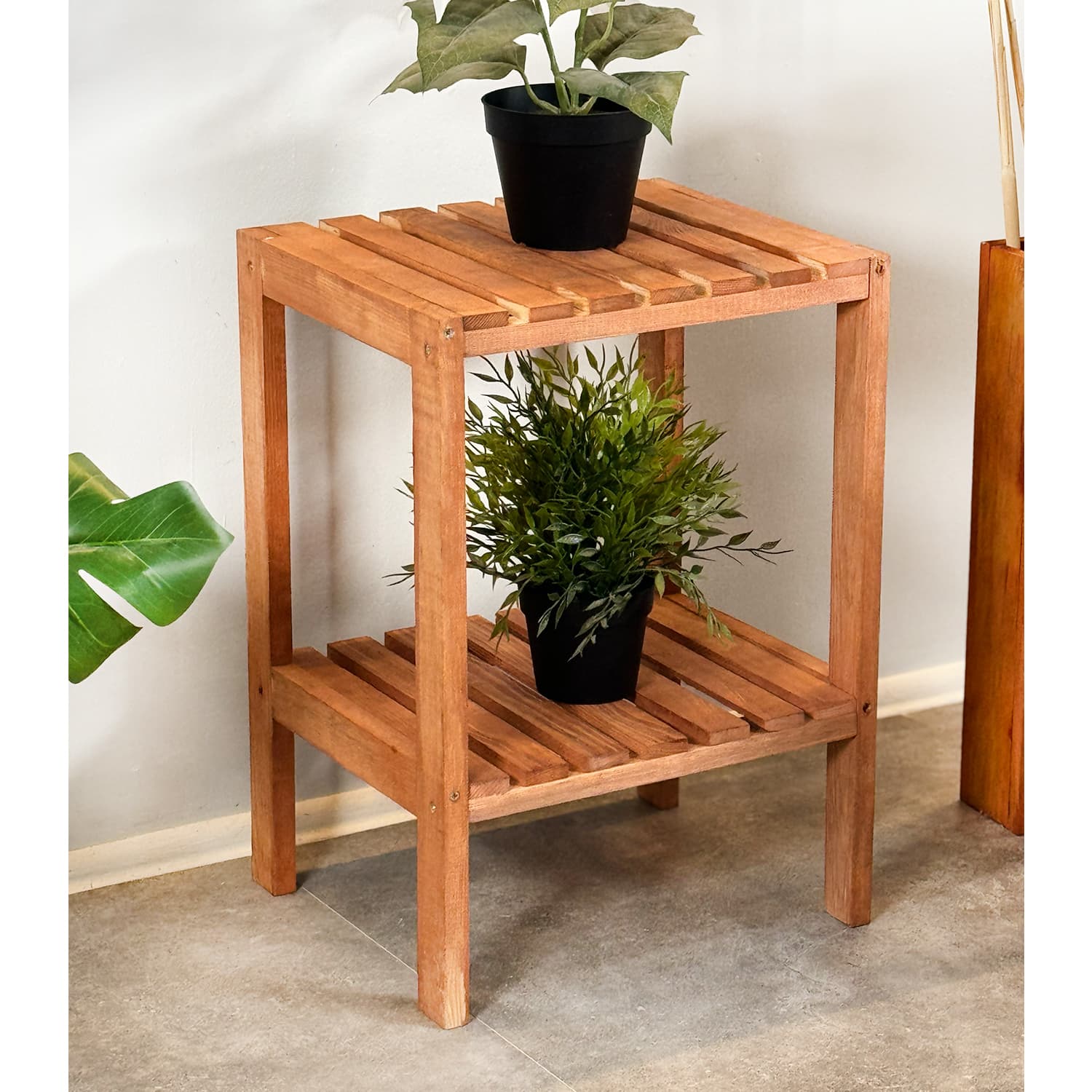 Ahşap Saksı Standı Çiçeklik Stand Raf Sehpa 2088 Ahşap Saksı Standı Çiçeklik Stand Raf Sehpa 2088 - Görsel 2