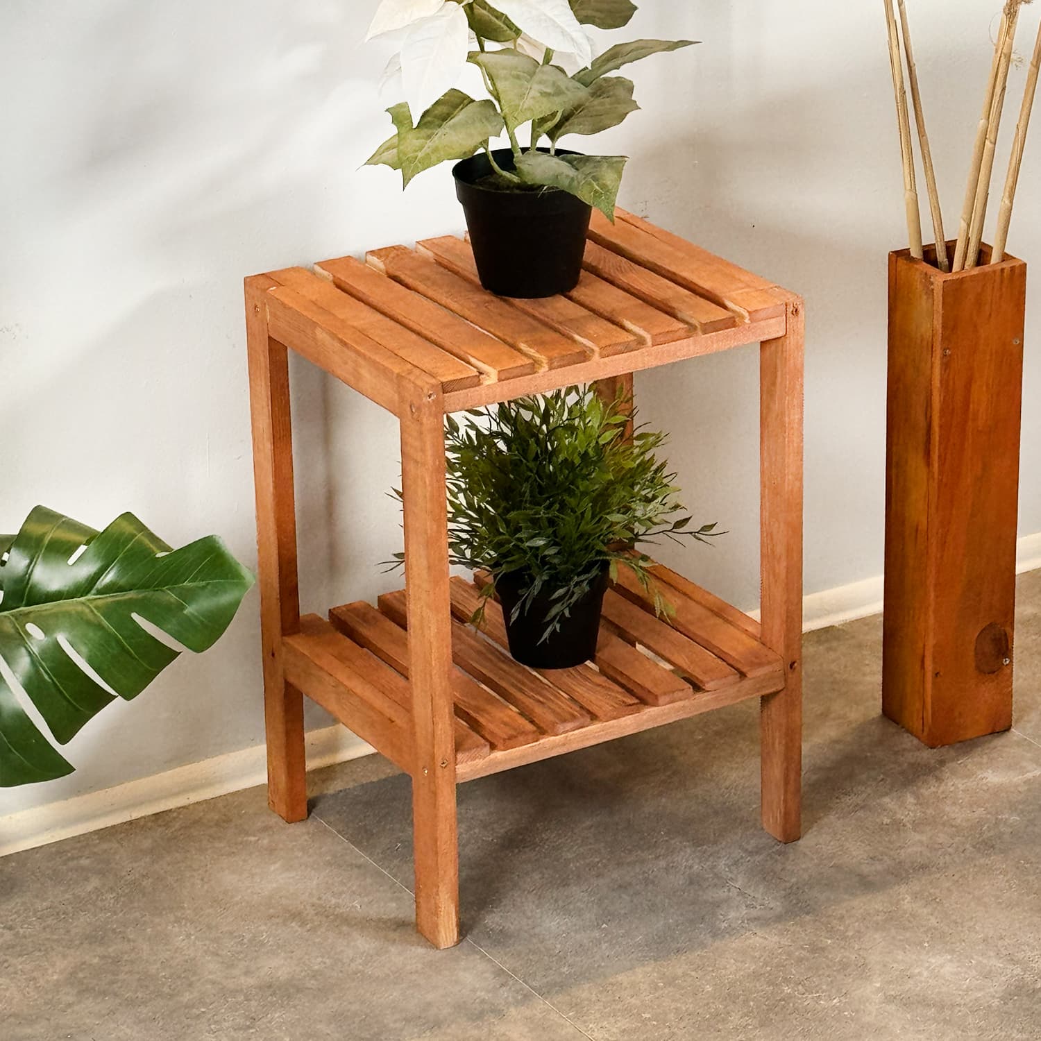 Ahşap Saksı Standı Çiçeklik Stand Raf Sehpa 2088 Ahşap Saksı Standı Çiçeklik Stand Raf Sehpa 2088 - Görsel 3