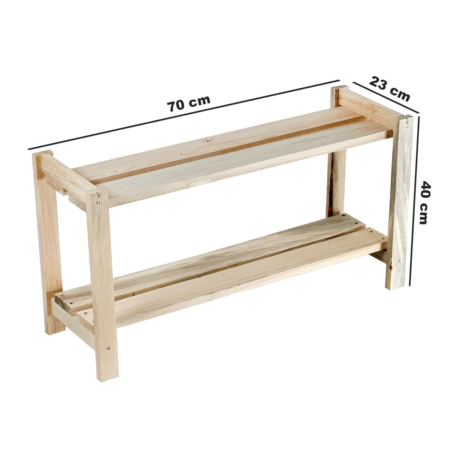 Ahşap 2 Katlı Çiçeklik Saksı Standı 2195 Ahşap 2 Katlı Çiçeklik Saksı Standı 2195 - Görsel 4