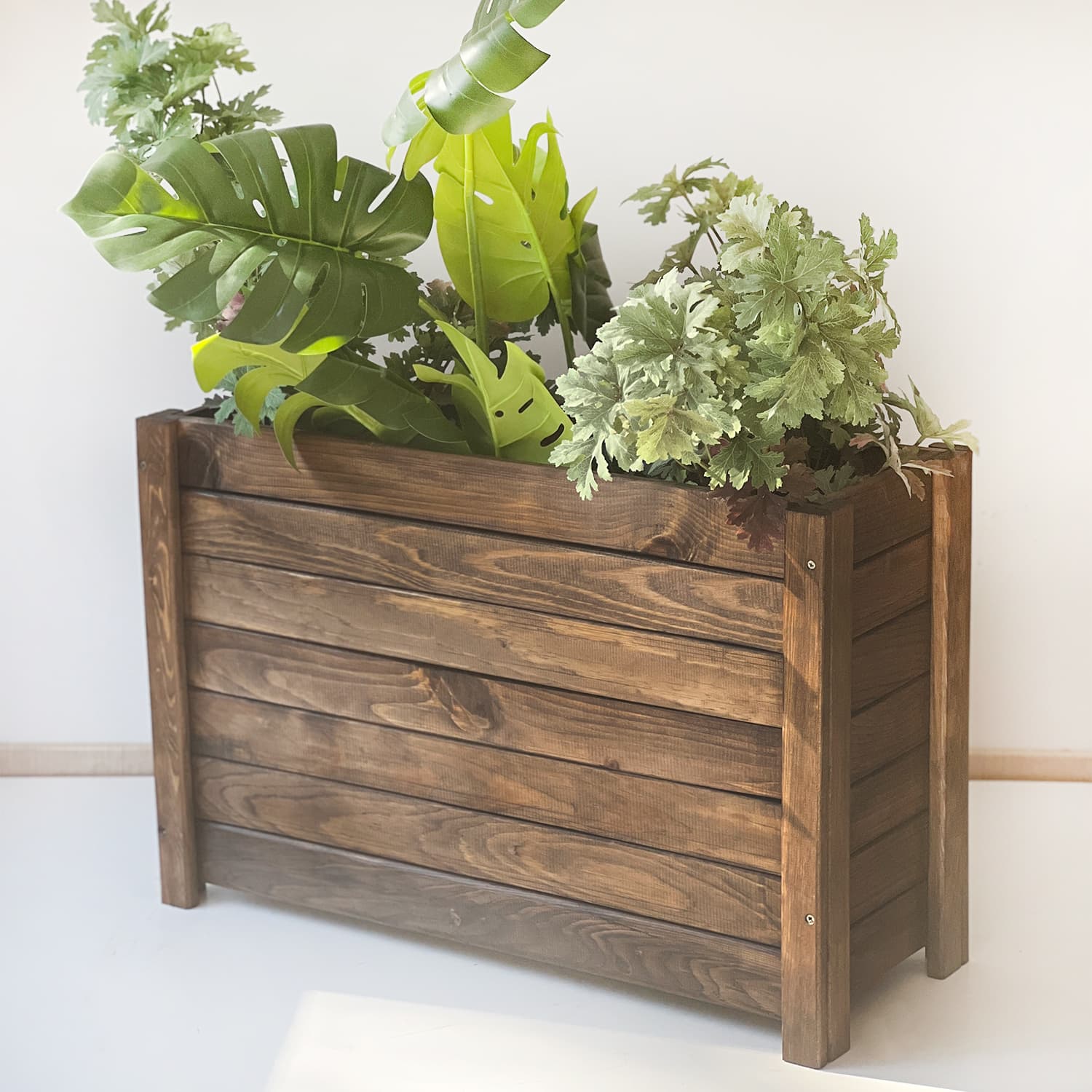 Ahşap Dış Mekan Büyük Boy Saksılık Otel Cafe Çiçek Saksısı 2057 Ahşap Dış Mekan Büyük Boy Saksılık Otel Cafe Çiçek Saksısı 2057 - Görsel 1