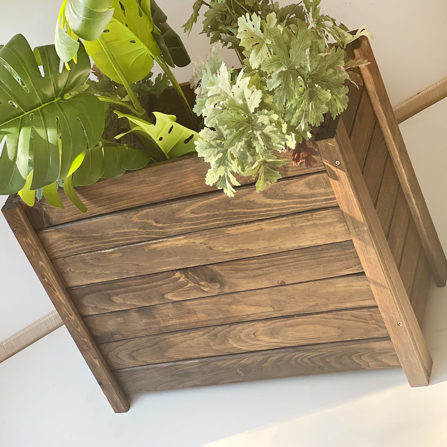 Ahşap Dış Mekan Büyük Boy Saksılık Otel Cafe Çiçek Saksısı 2057 Ahşap Dış Mekan Büyük Boy Saksılık Otel Cafe Çiçek Saksısı 2057 - Görsel 2