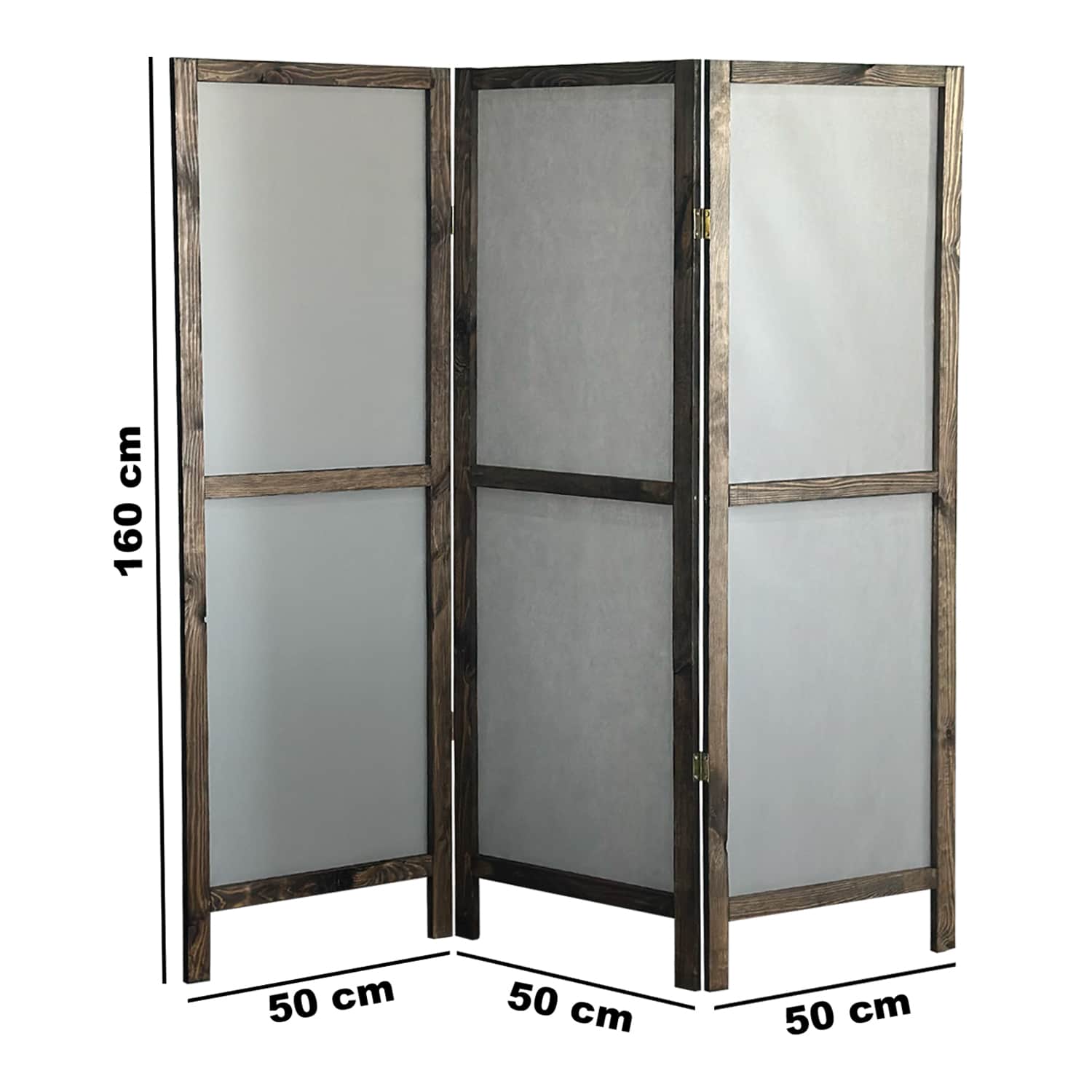 Ahşap 3 Kanat Paravan Panel Oda Ayırıcı Seperatör 5244