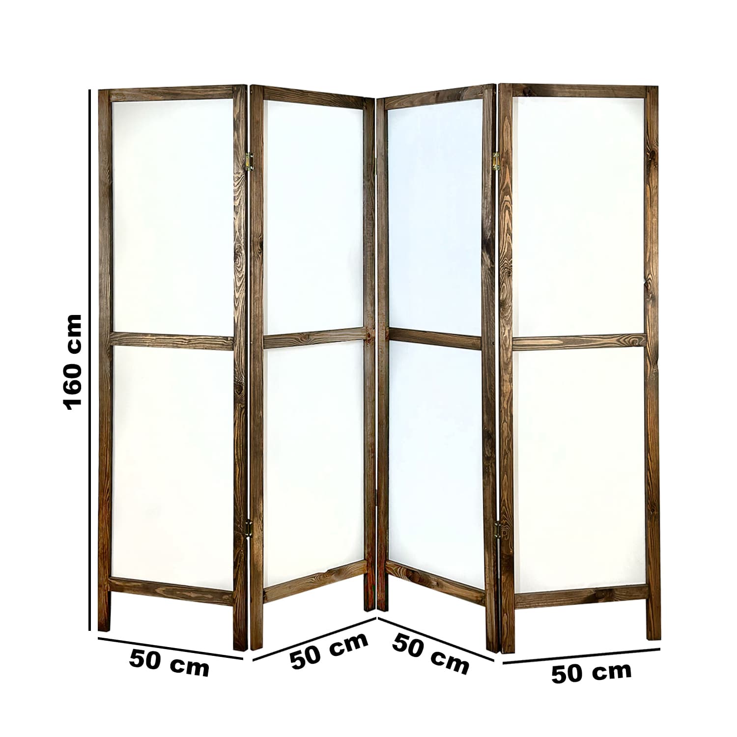 Ahşap 4 Kanat Paravan Panel Oda Ayırıcı Seperatör 5216 Ahşap 4 Kanat Paravan Panel Oda Ayırıcı Seperatör 5216