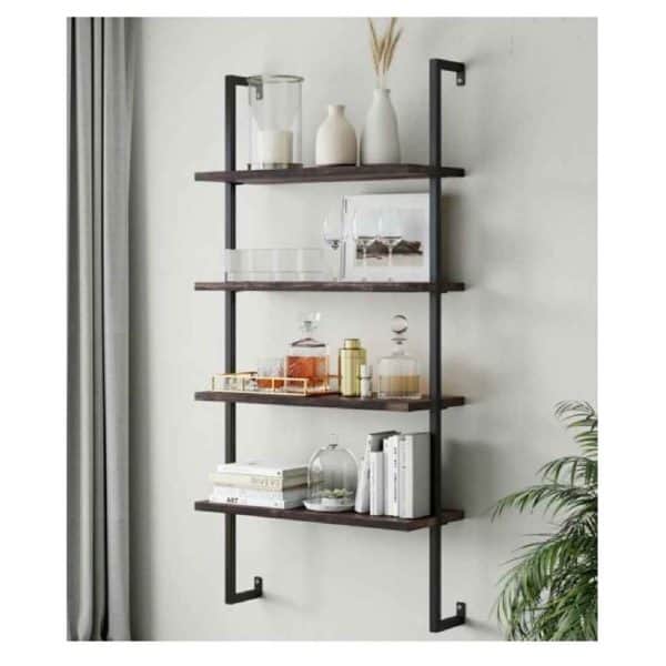 Metal Kitaplık Raf Duvar Rafı Mobilya 5102