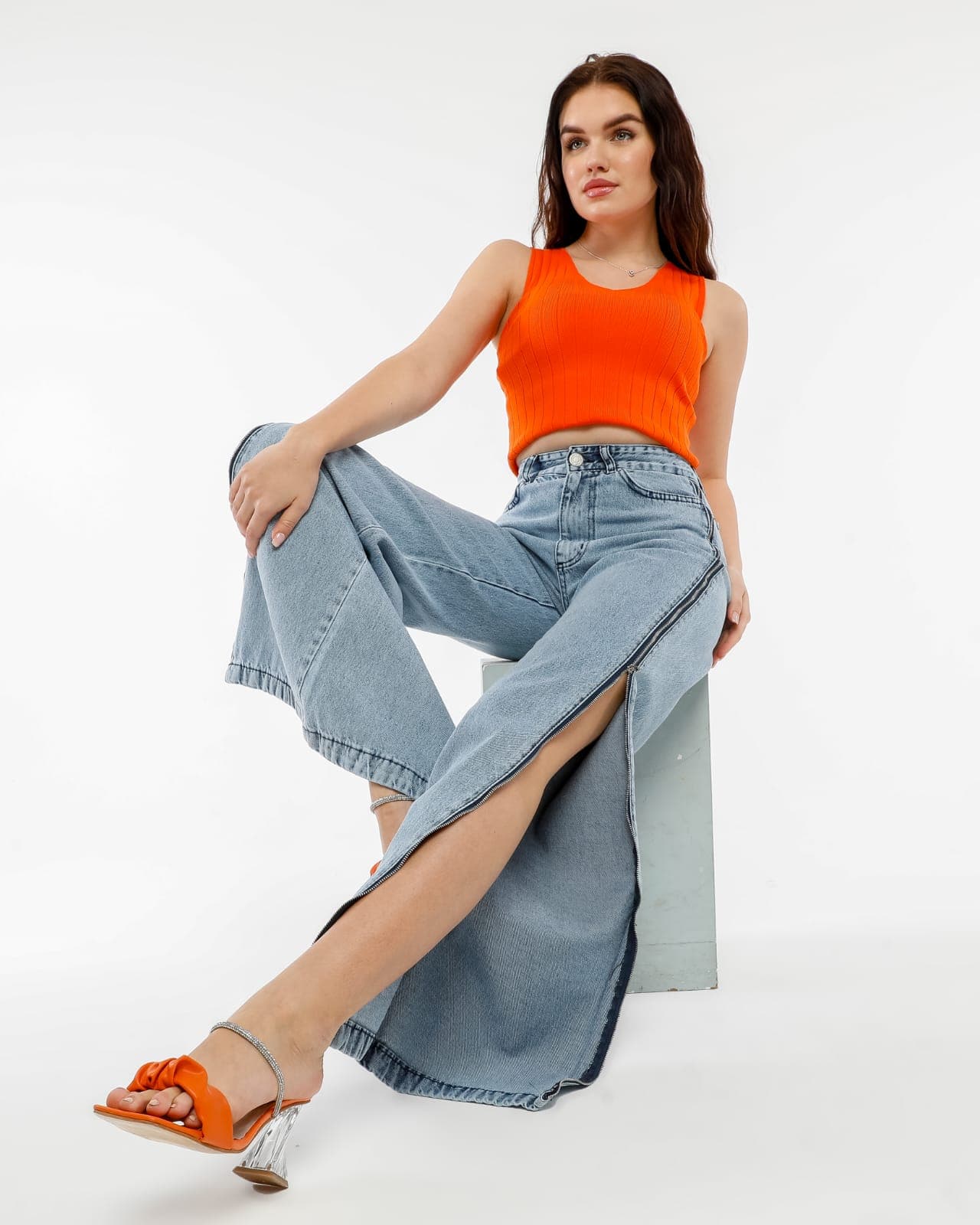 Vovikon KN Yan Fermuarlı Taş Yıkama Kadın Boyfriend Bol Paça Jean Vovikon KN Yan Fermuarlı Taş Yıkama Kadın Boyfriend Bol Paça Jean - Görsel 1